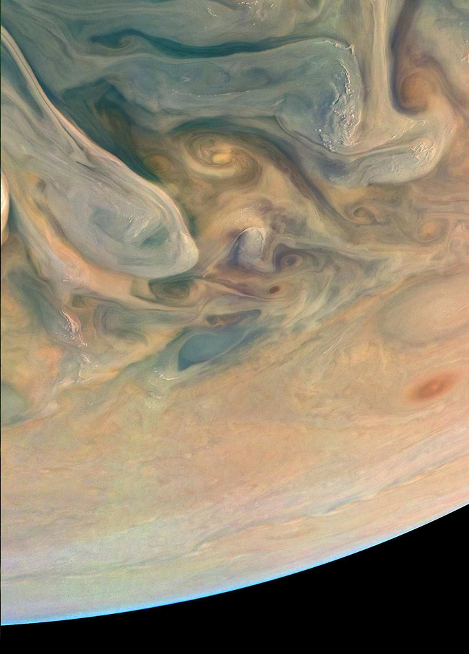 Jupiter's Turbulent Cloudscape