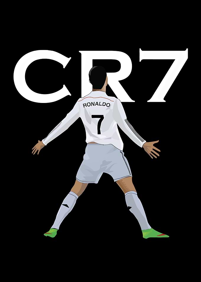 Cristiano Ronaldo CR7 Illustration