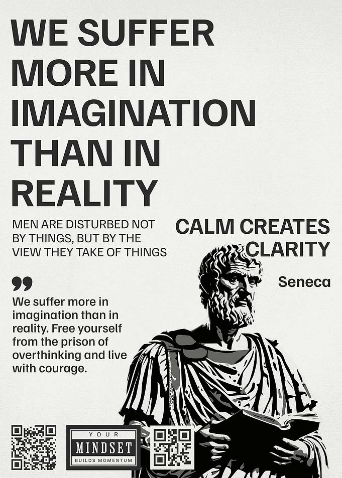 Inspirational Quote Poster with Seneca