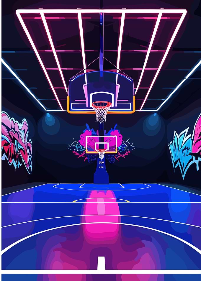 Neon Basketball
