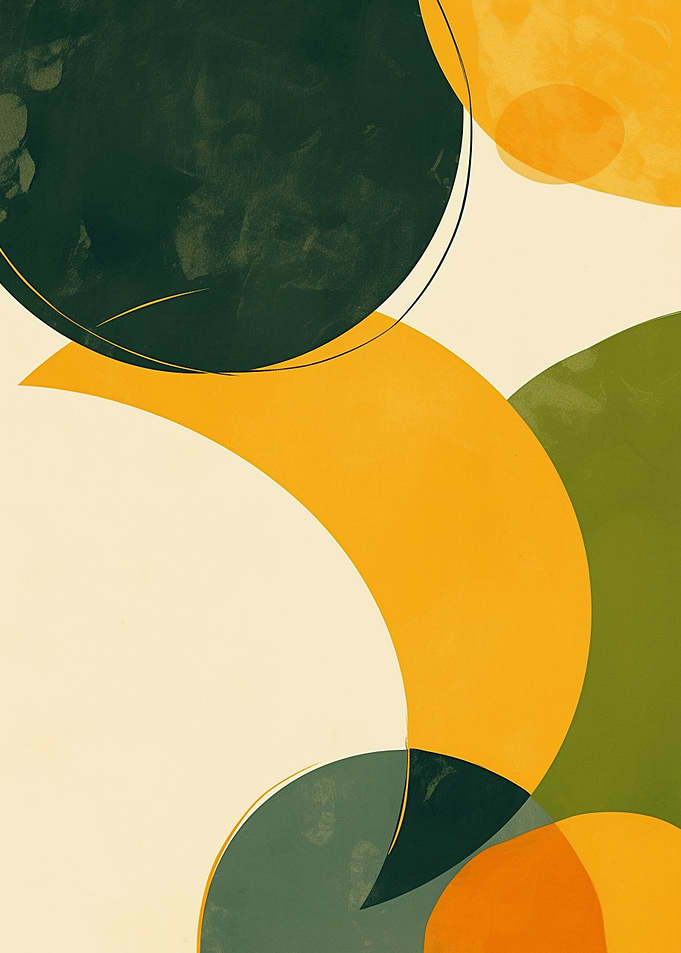 Abstract Circles Art