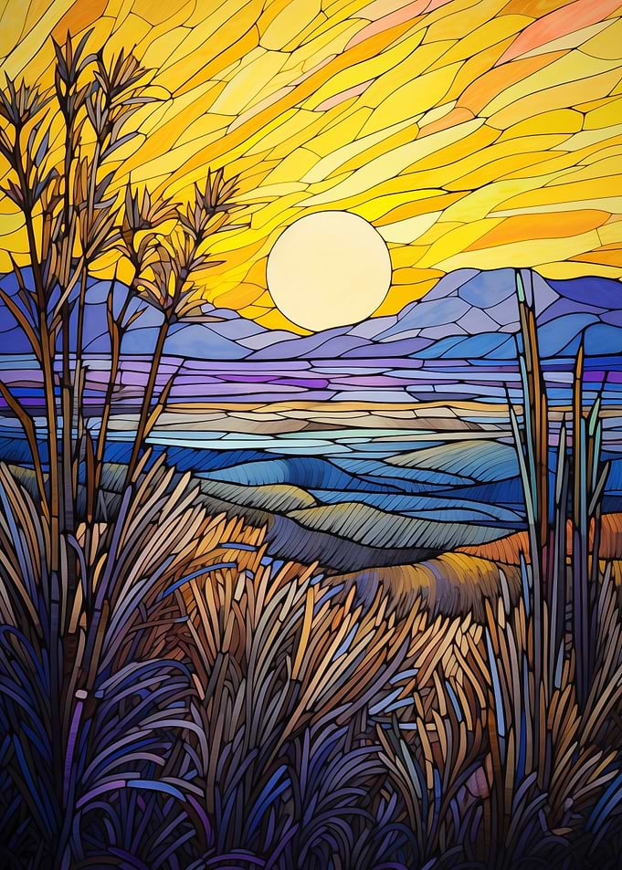Stained Glass Landscape