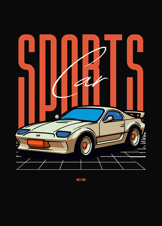 Sports Car Illustration