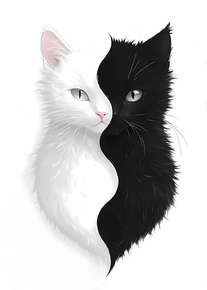 Yin Yang Cats