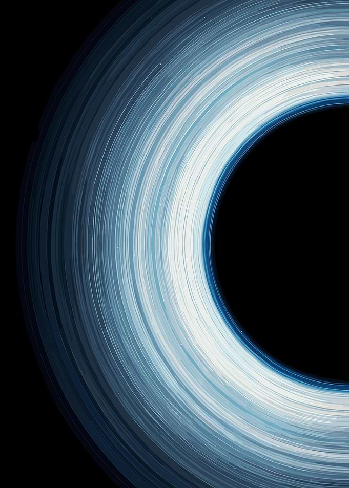 Blue Black Hole