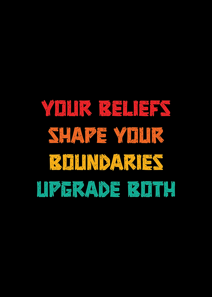 Beliefs Shape Boundaries Upgrade Both Retro
