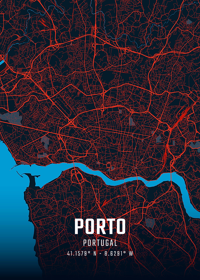 Porto City Map