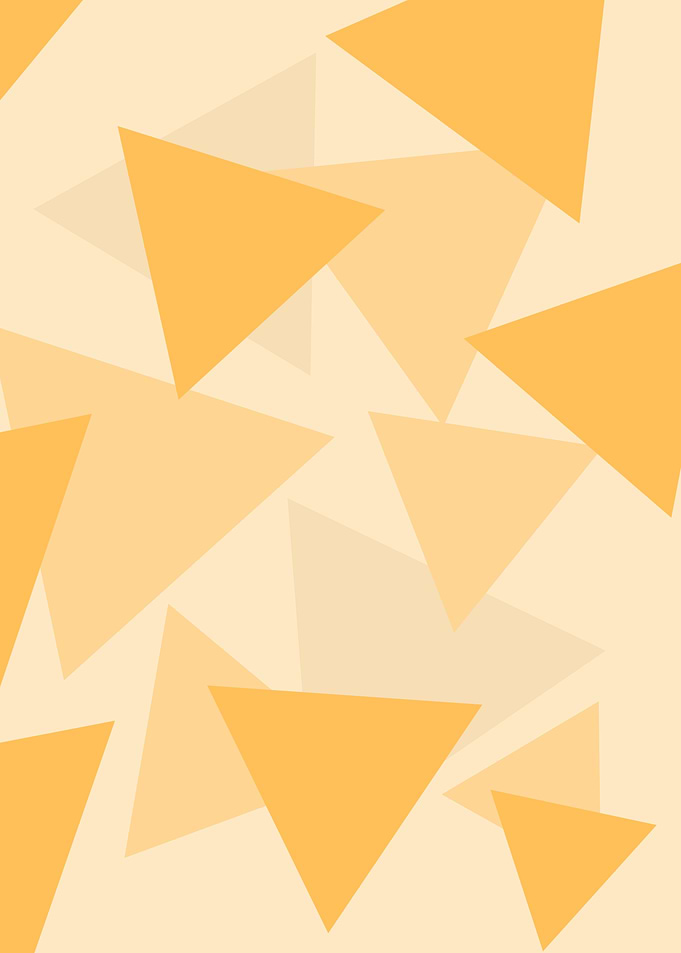 Abstract Yellow Triangle Pattern