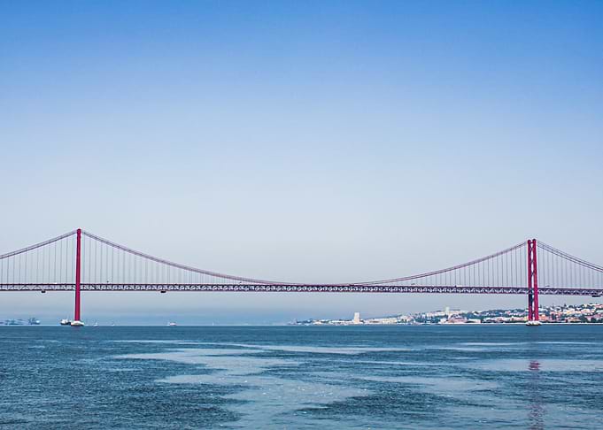 Red Bridge over Water 2