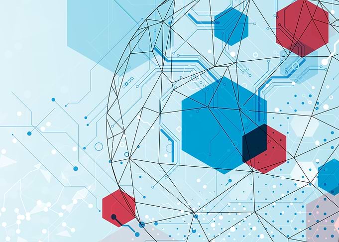 Abstract Technology Network
