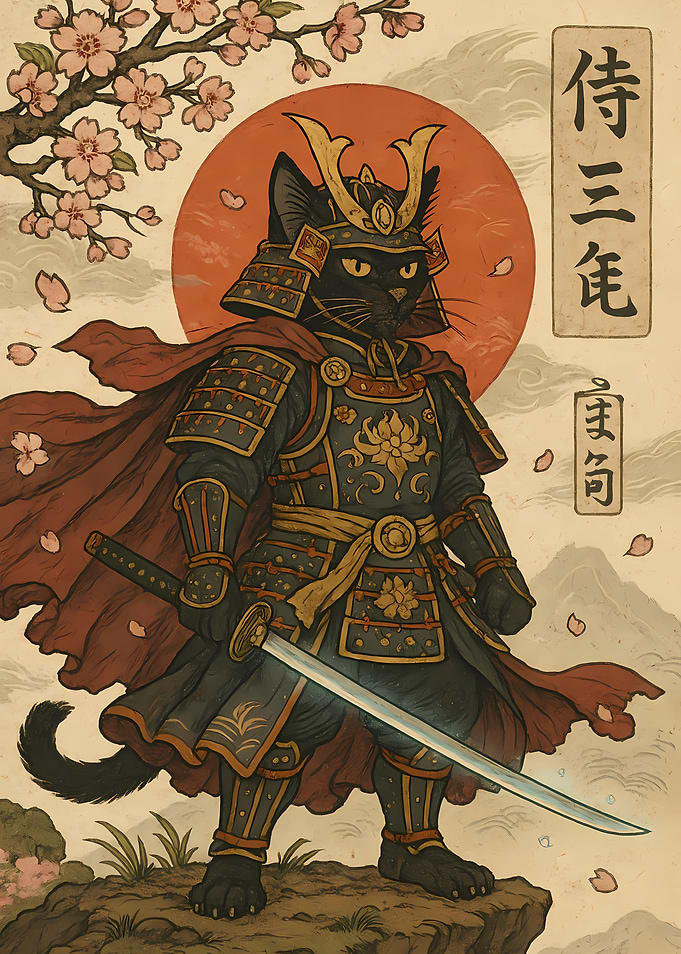 Samurai Cat
