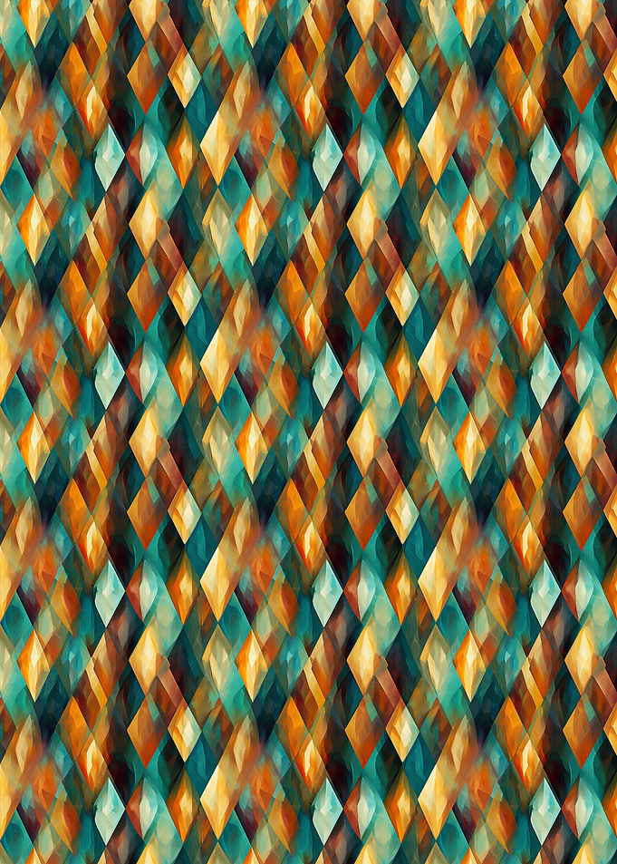Abstract Diamond Pattern
