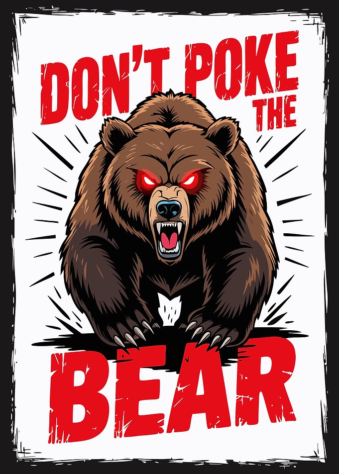 Don't Poke the Bear Illustration