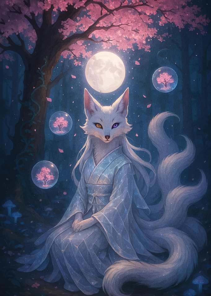 Nine-tailed Fox Enchanted Forest