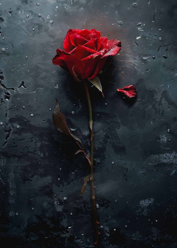 Single Red Rose