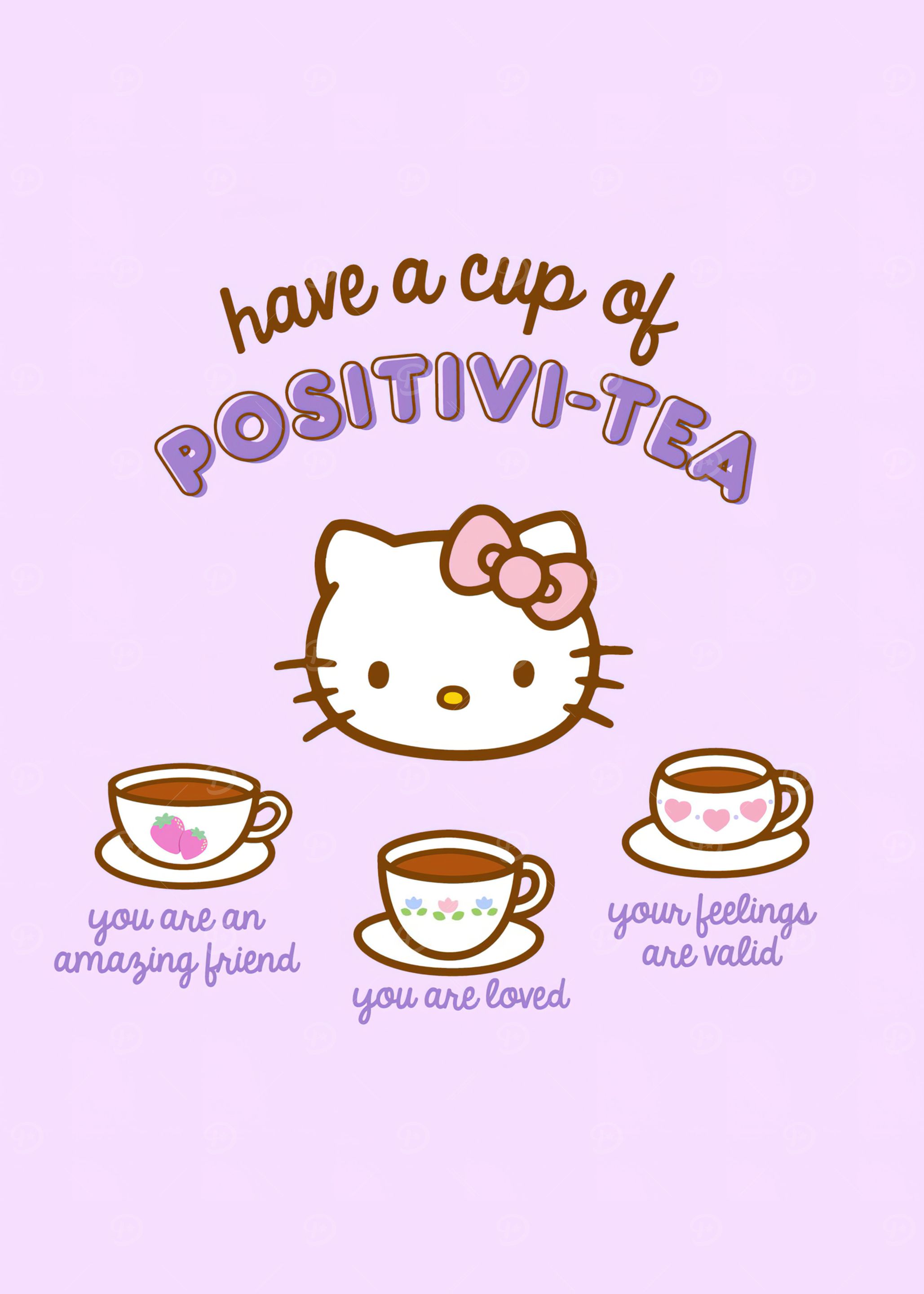 hello kitty positivi-tea