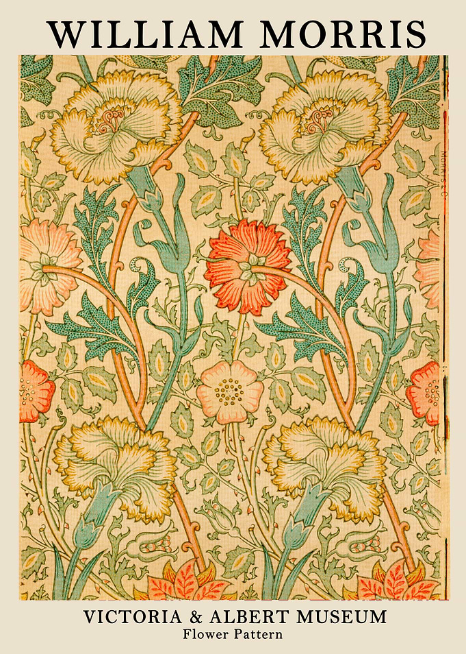 William Morris Flower Pattern