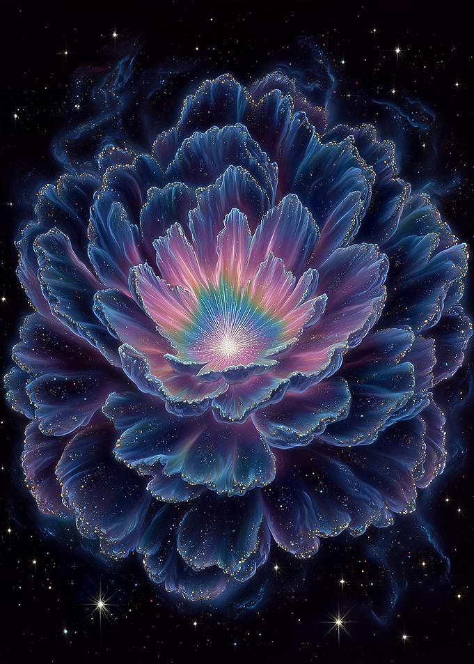 Cosmic Flower Bloom