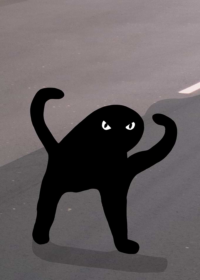 Smudge the Cat Meme Illustration