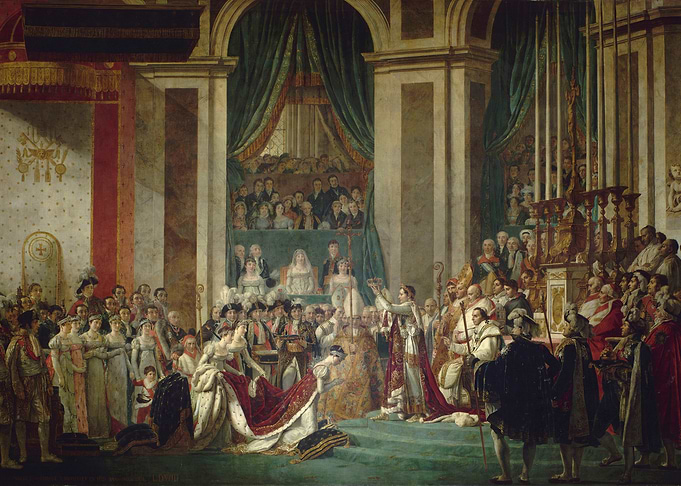 The Coronation of Napoleon Painting