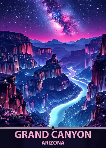 Grand Canyon Arizona Night Sky