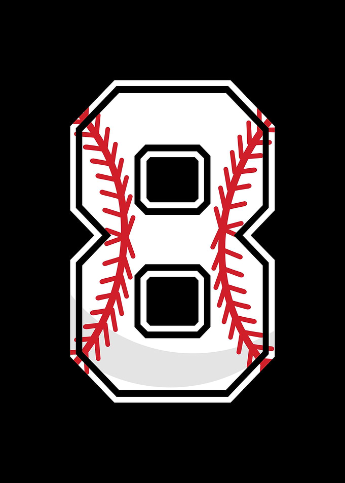 Baseball Number Eight
