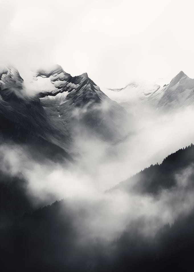 Mountain Foggy Landscape