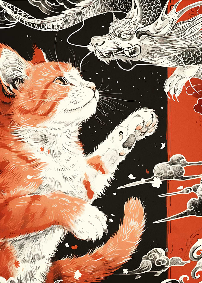 Cat Dragon Encounter