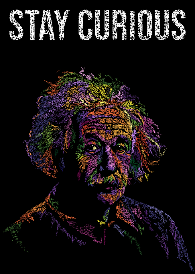 Albert Einstein: Stay Curious