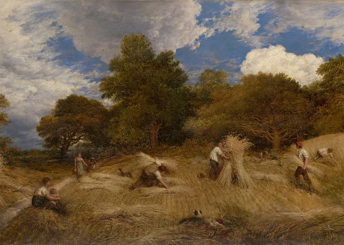 Harvest Scene Painting