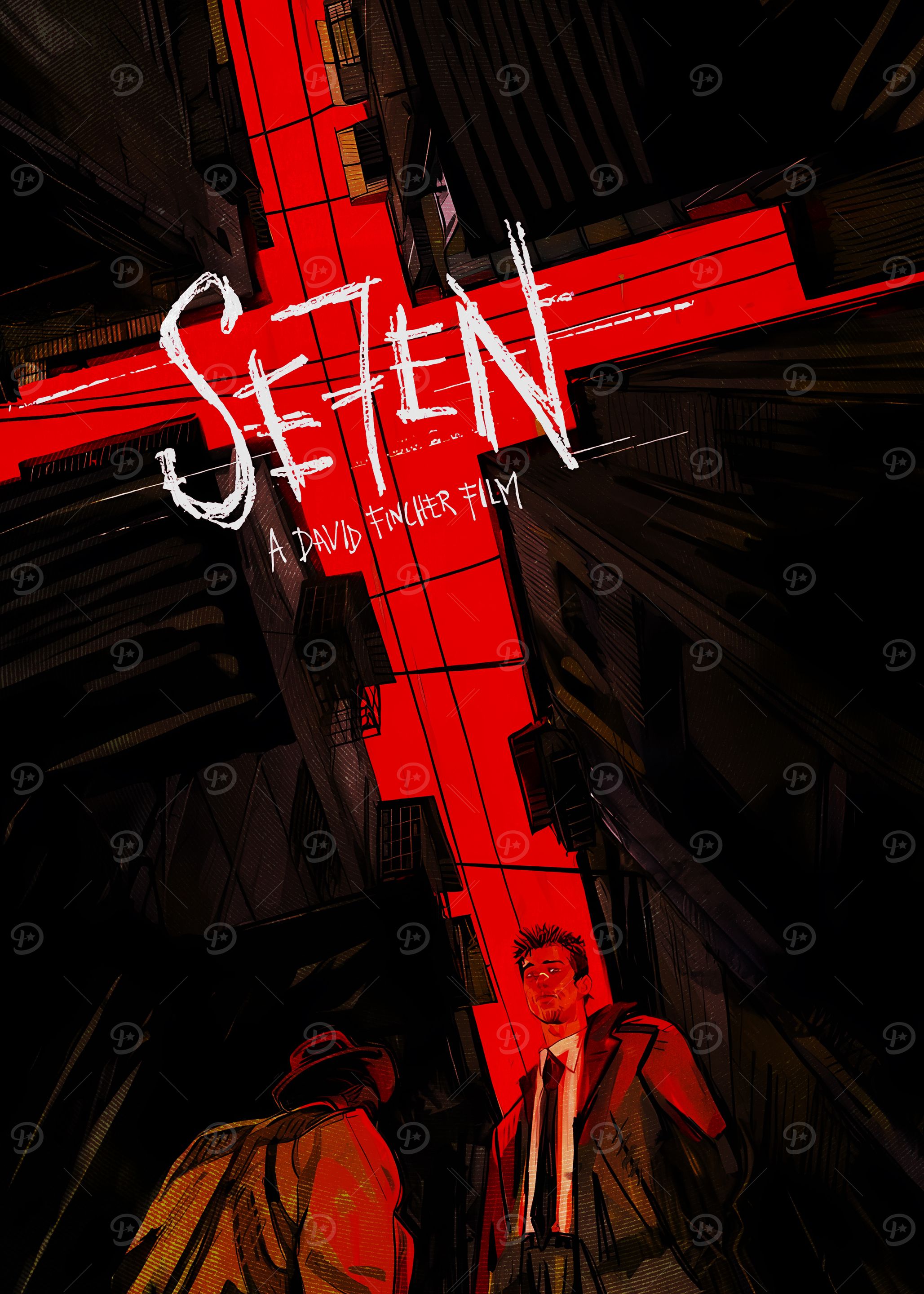 Seven Movie Poster Art
