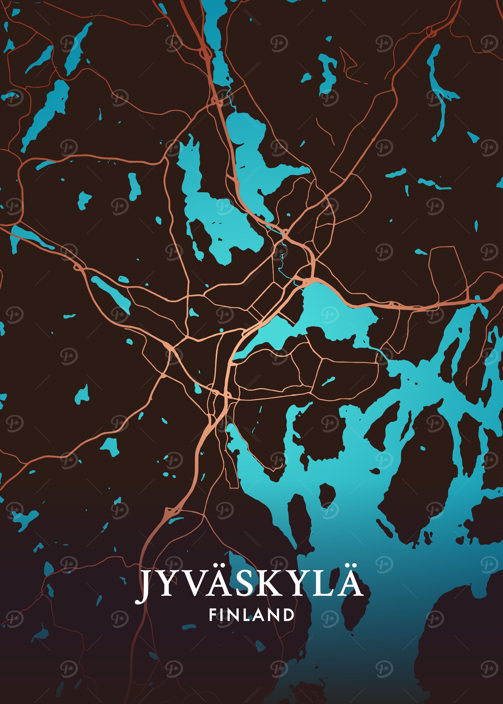 Jyvaskyla City Map
