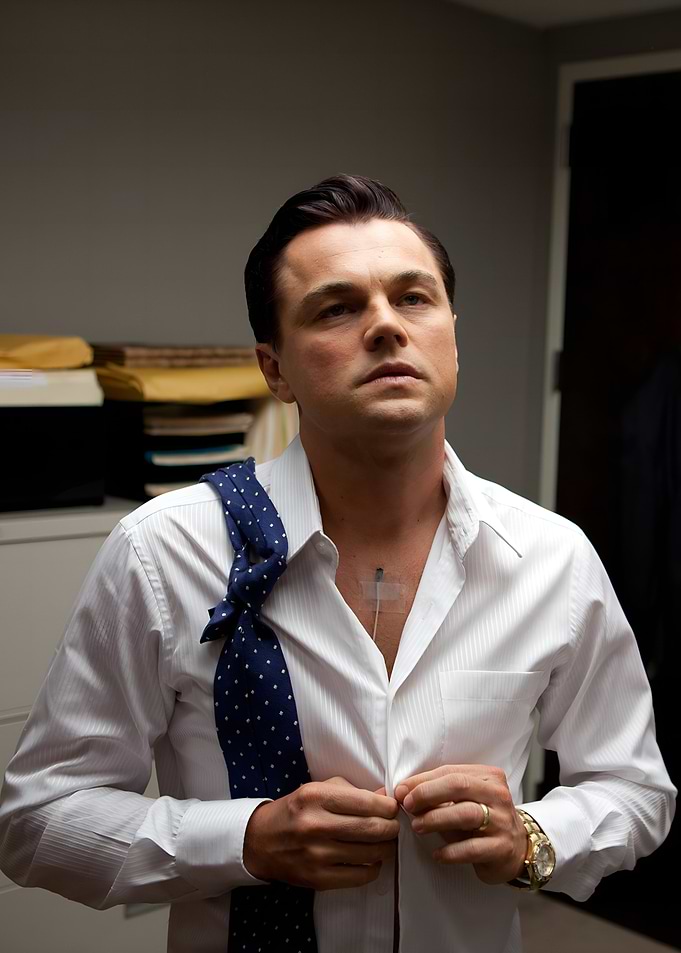 Leonardo DiCaprio in White Shirt