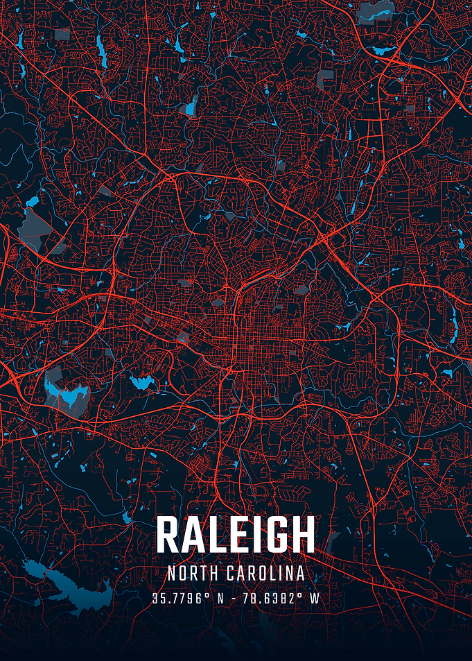 Raleigh City Map