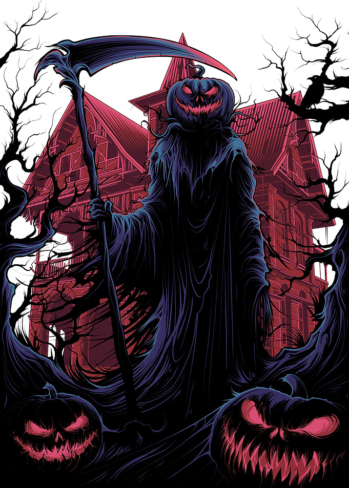 Pumpkin Reaper Halloween