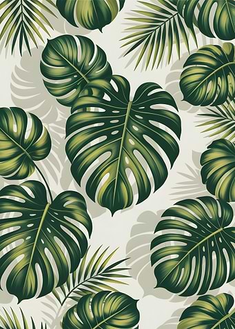 Tropical Leaves Pattern