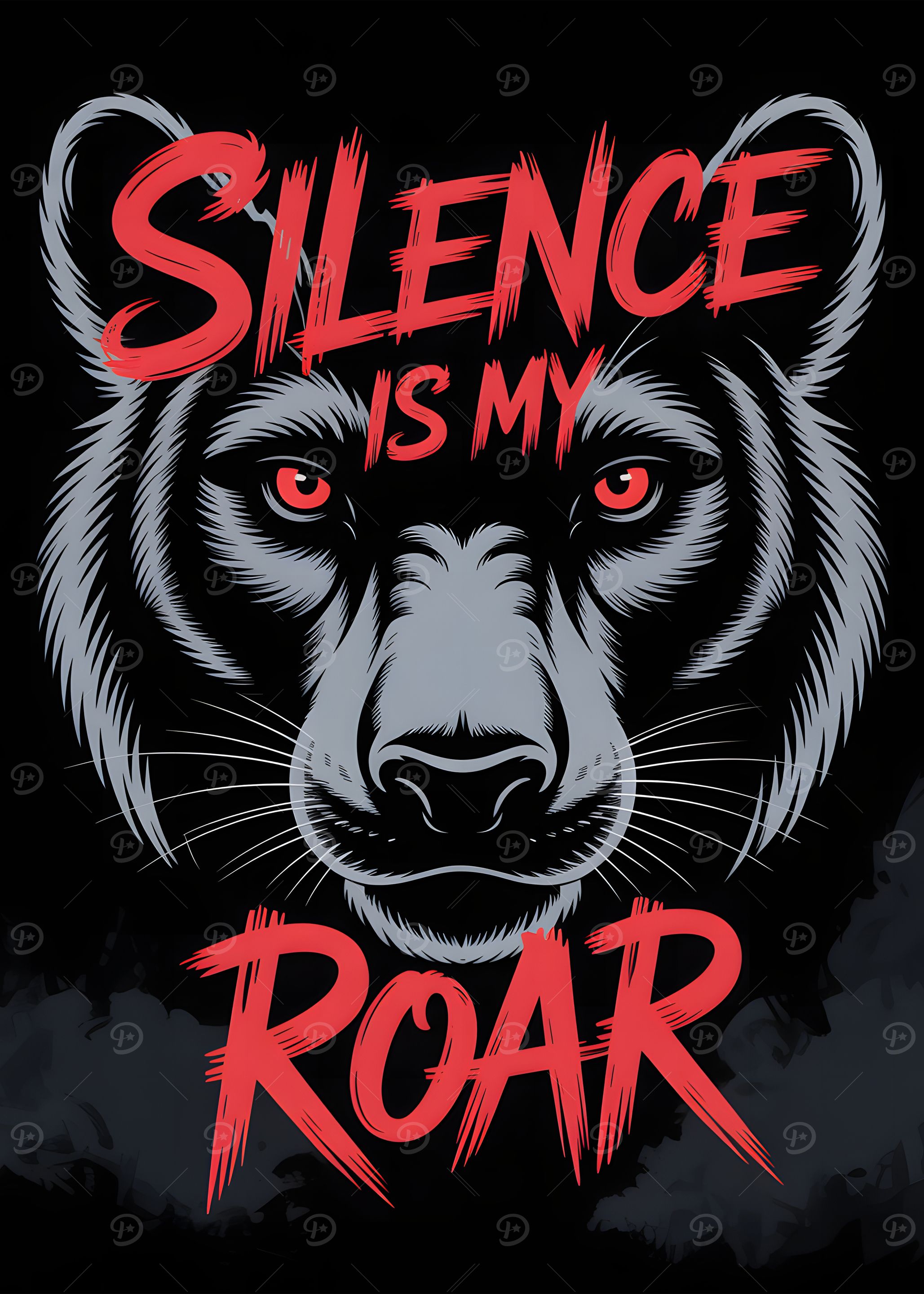 Silence is my Roar - Panther Art