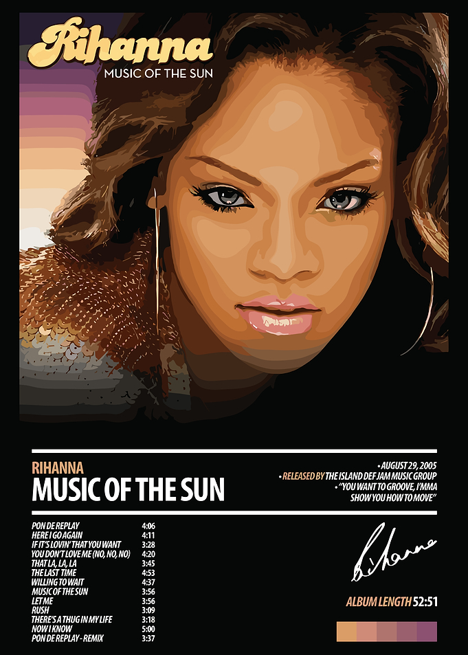 Rihanna Music of the Sun Album Cover
