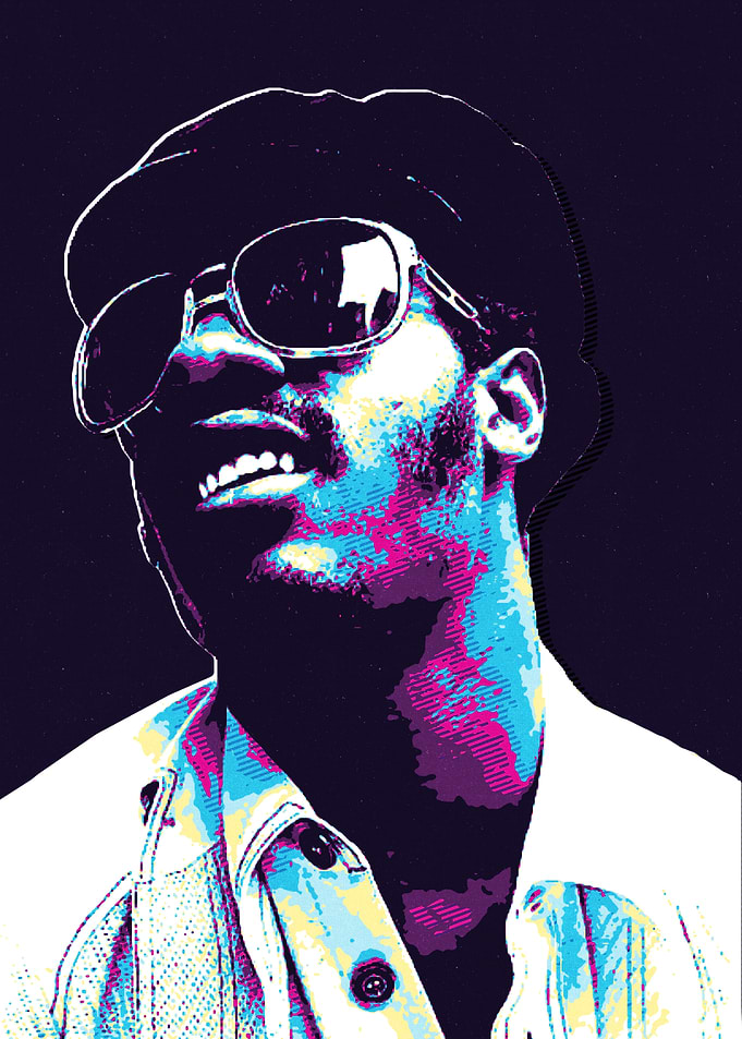Stevie Wonder Pop Art