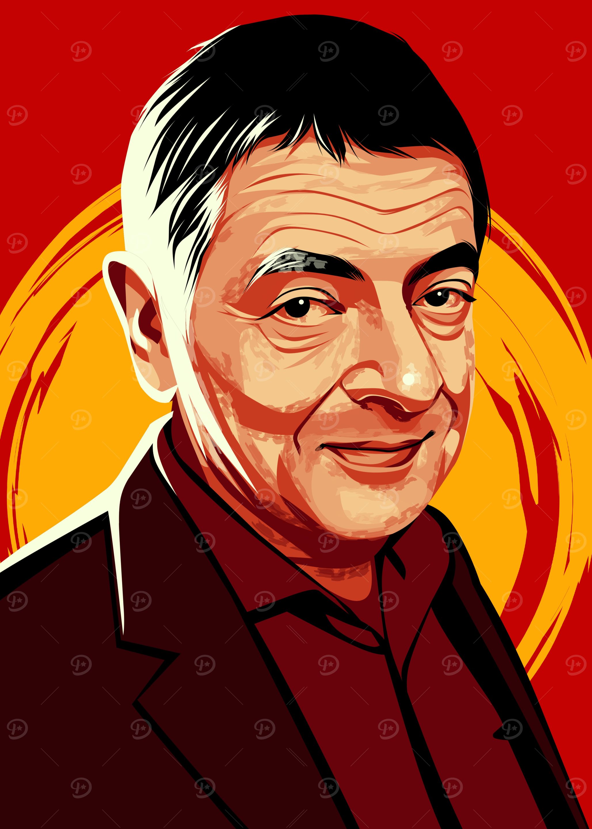 Rowan Atkinson (Mr.Bean) Portrait