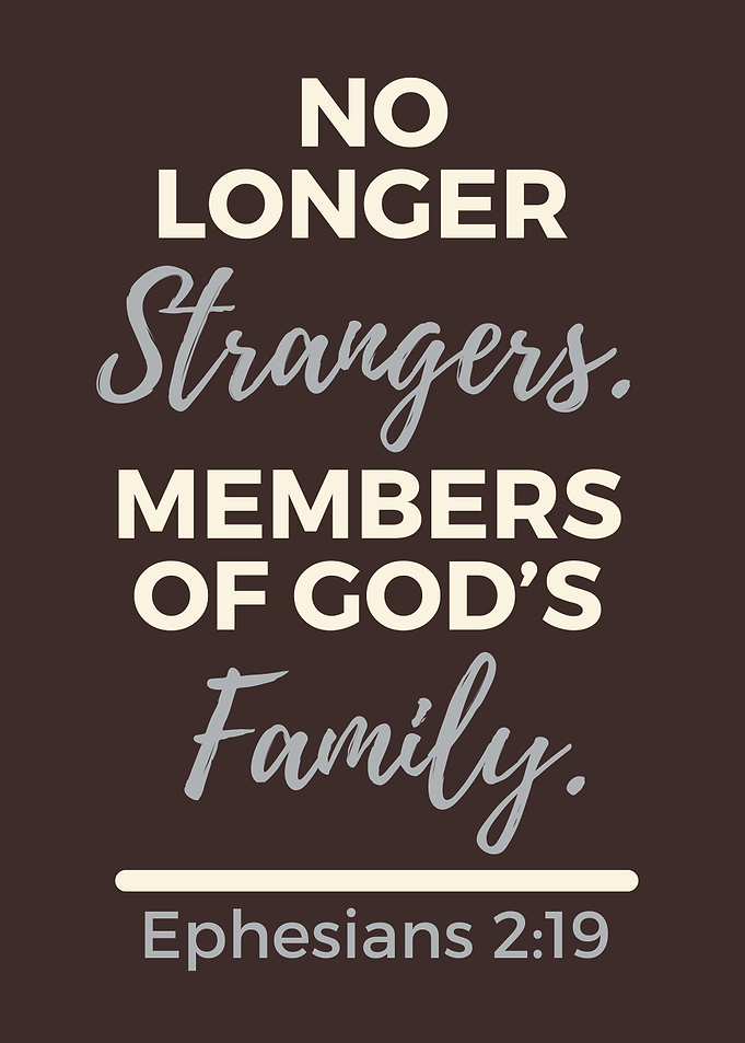 Ephesians 2:19 Scripture Art