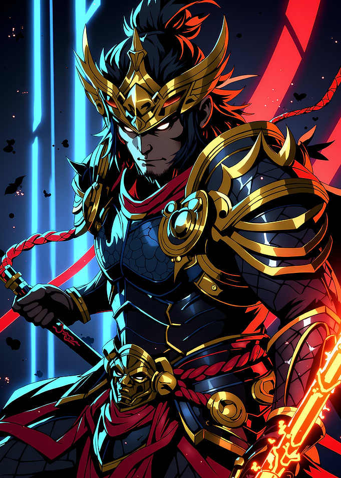 Warrior in Golden Armor