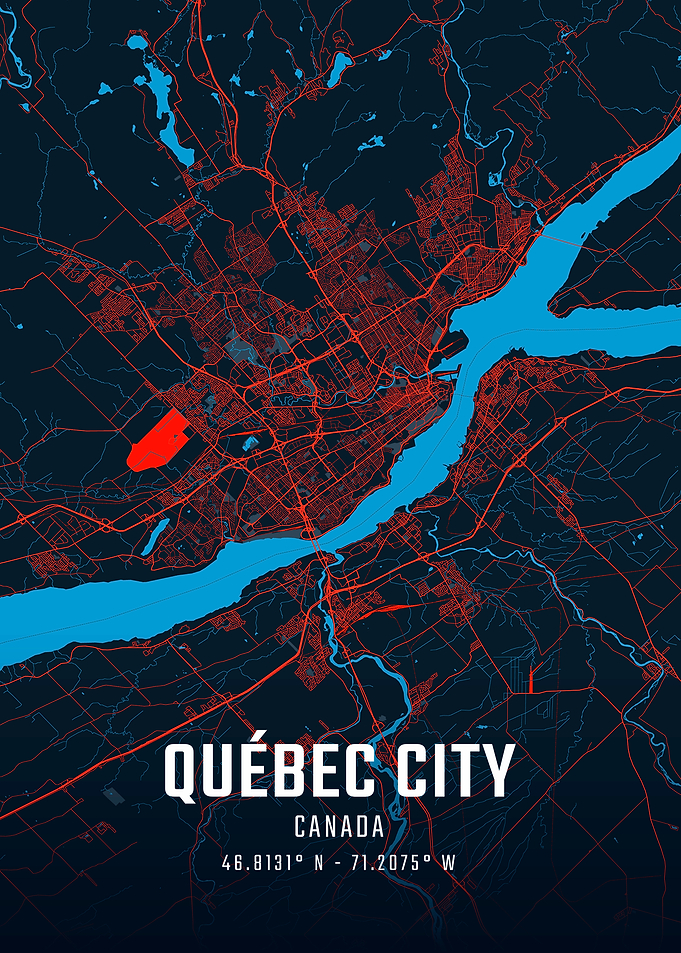 Québec City Map