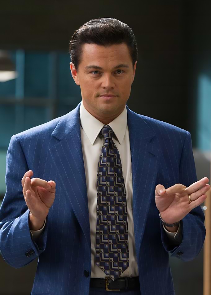 Leonardo DiCaprio in Blue Suit