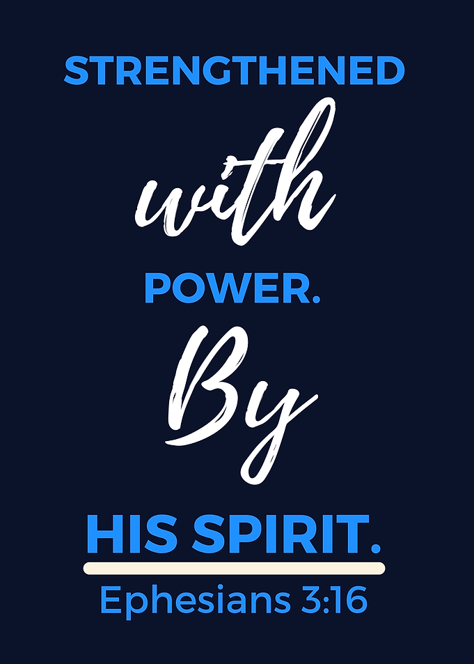 Strengthened with Power by His Spirit