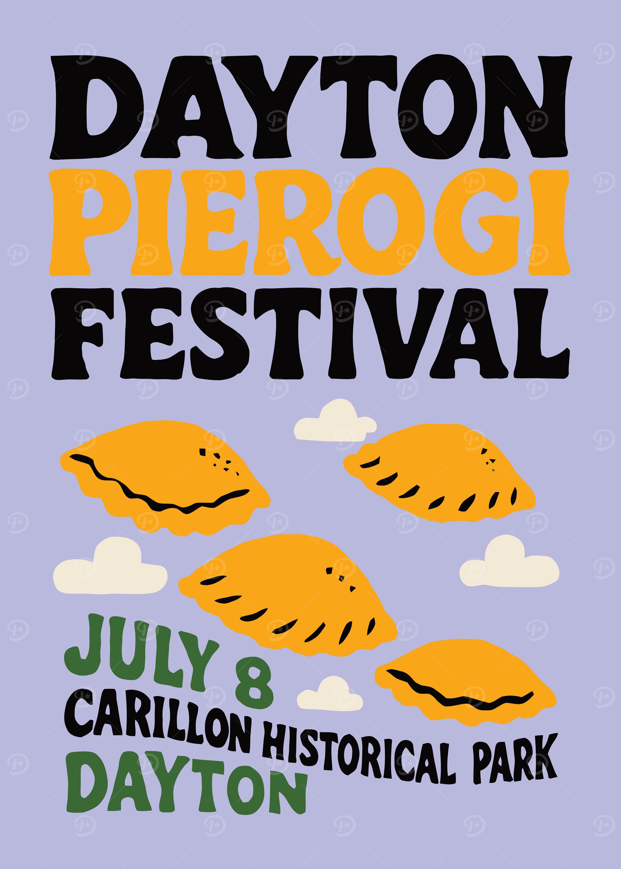 Dayton Pierogi Festival Poster