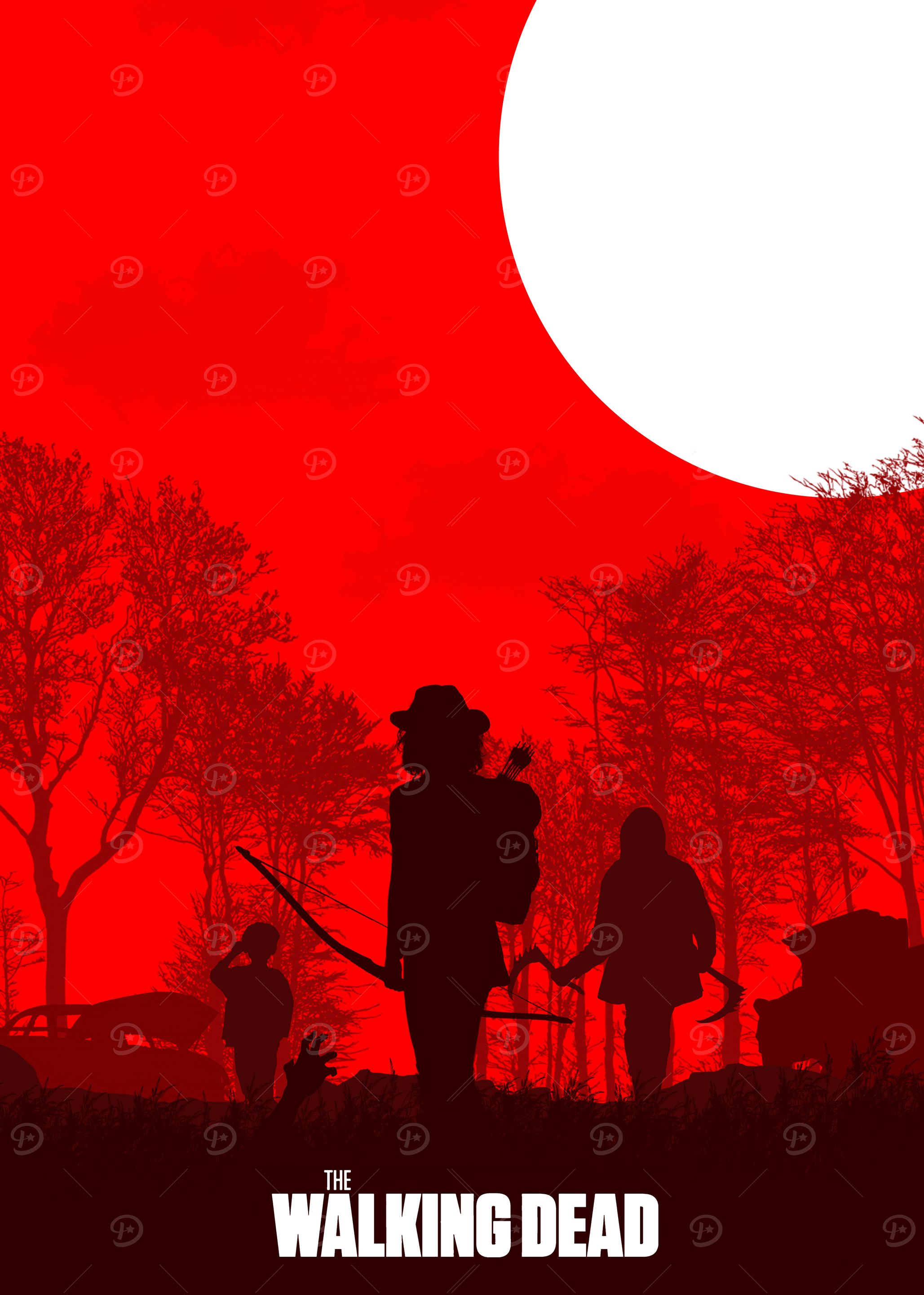 The Walking Dead Silhouette