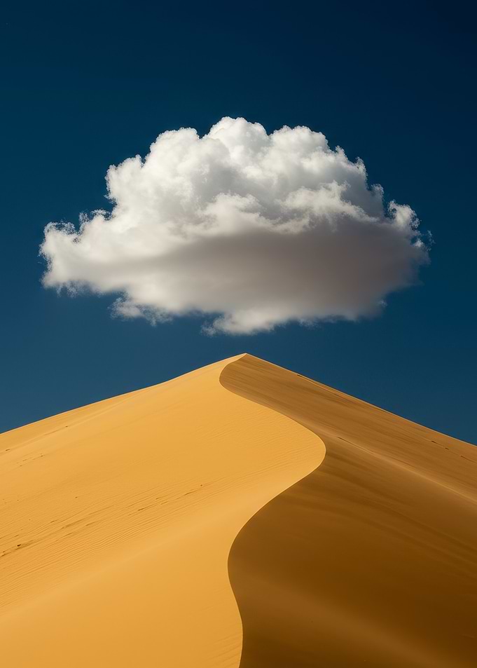 Desert Dune and Cloudscape