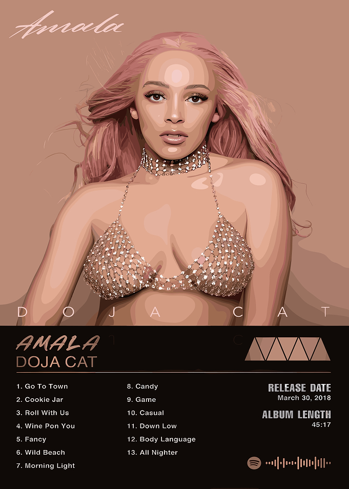 Doja Cat Amala Album Cover Art