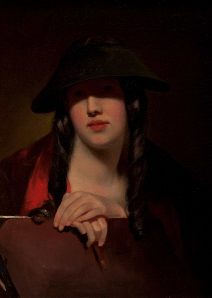 Portrait of a Woman with Hat